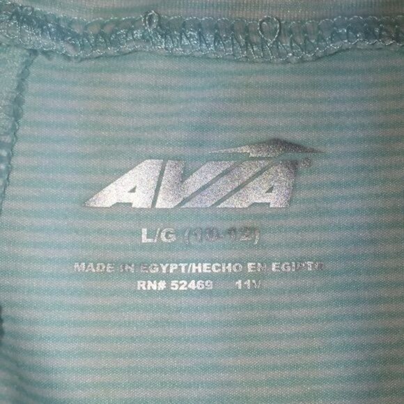 Avia Girls Long Sleeve Hi-Lo Active Tops, L 10-12 - Picture 14 of 16